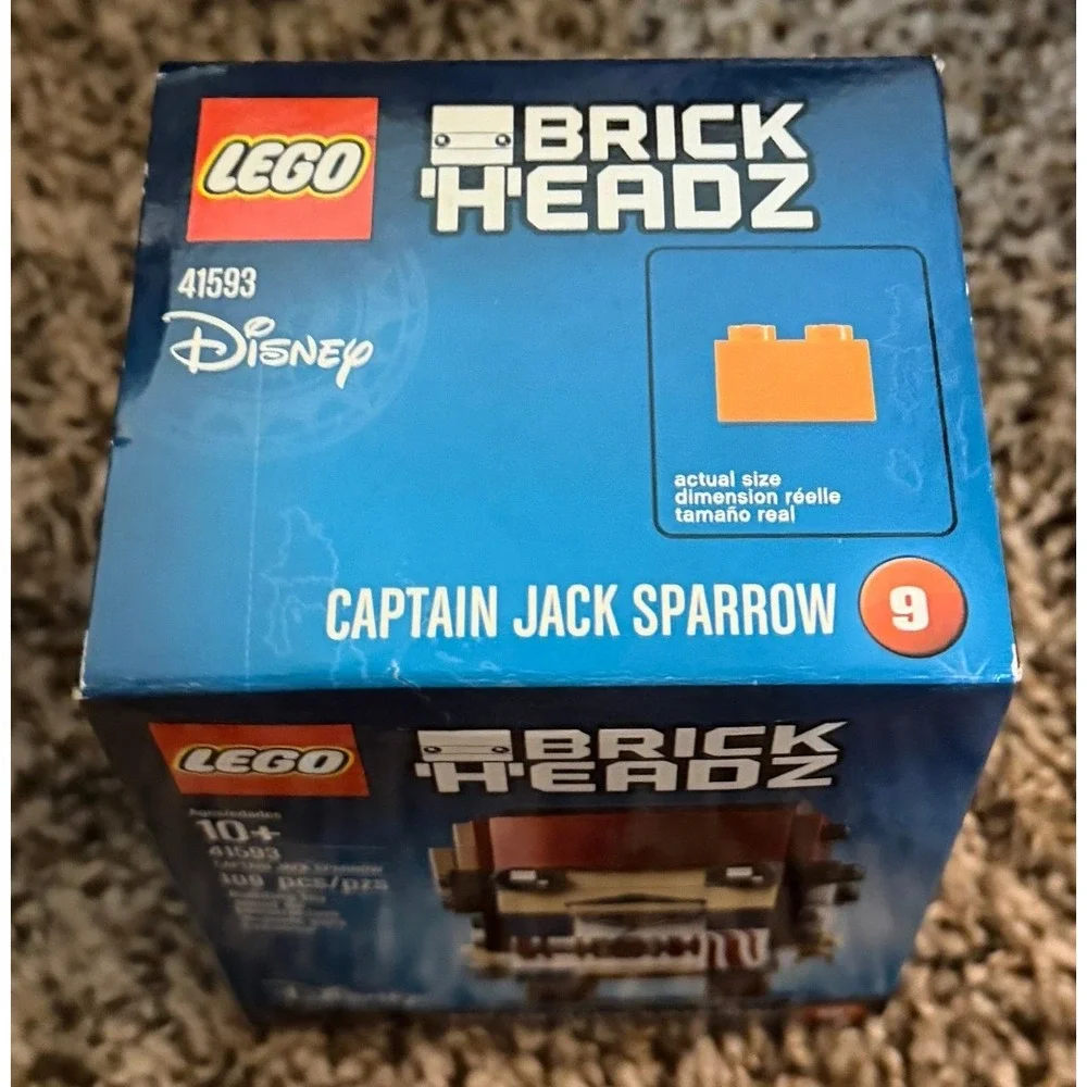 Lego-Brickheadz Disney Captain Jack Sparrow Building Set (NWT) 41593